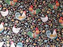 Load image into Gallery viewer, Roaming Floral Roosters Book Holder/Cover
