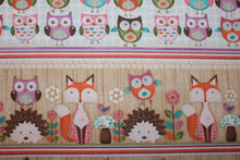 Load image into Gallery viewer, Woodland Critters (Owls, Hedgehogs, & Foxes) Book Holder/Cover