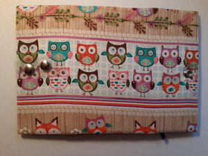 Woodland Critters (Owls) Book Holder/Cover