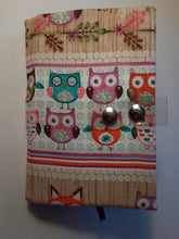 Load image into Gallery viewer, Woodland Critters (Owls) Book Holder/Cover