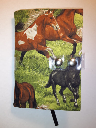 Horse Meadow Book Holder/Cover