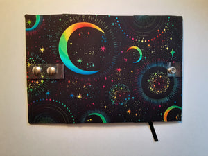 Rainbow Moon Book Holder/Cover