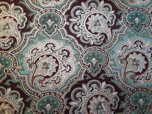 Teal Paisley Book Holder/Cover