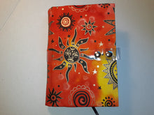 Load image into Gallery viewer, Tribal Batik (Orange) Book Holder/Cover