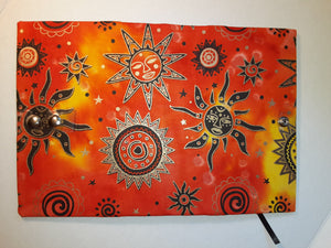 Tribal Batik (Orange) Book Holder/Cover