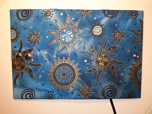 Tribal Batik (Blue) Book Holder/Cover