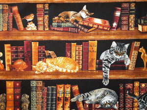 Cats in the Library Book Holder/Cover