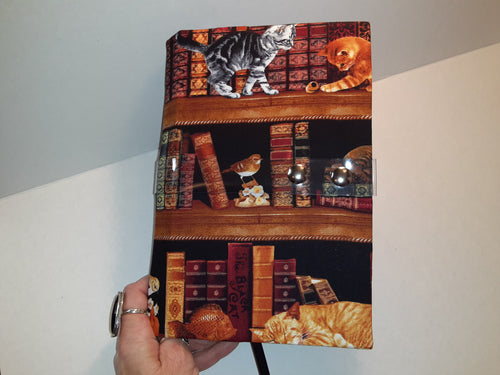Cats in the Library Book Holder/Cover