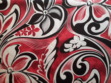 Load image into Gallery viewer, Plumeria Waves-Red Book Holder/Cover