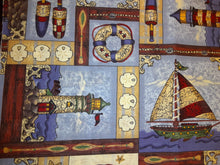 Load image into Gallery viewer, Lighthouses and Sailboats Book Holder/Cover