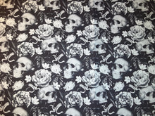 Load image into Gallery viewer, Skulls &amp; Roses Book Holder/Cover