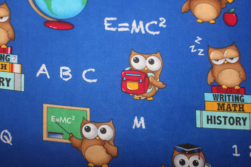 Owl School Book Holder/Cover