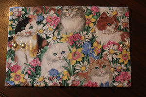 Garden Cats Book Holder/Cover