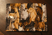 Load image into Gallery viewer, Herd of Horses Book Holder/Cover